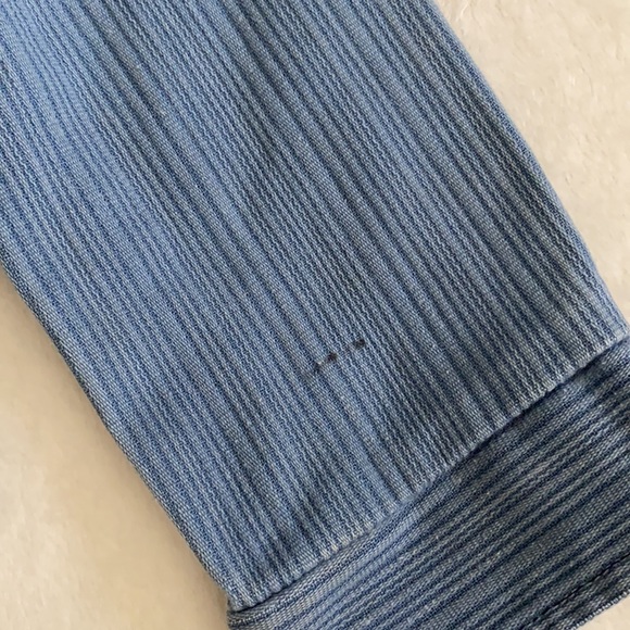 {VTG} Billy the Kid | Permanent Press Retro Snap Button Front Western Shirt Blue - Picture 9 of 16